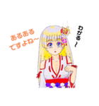 頑張る巫女お姉さん9（個別スタンプ：10）