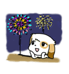 ほのぼのワンワン！夏編（個別スタンプ：8）