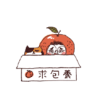 おばあちゃん みかん（個別スタンプ：1）