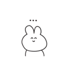 韓国語ウサギ(ハングルonly)（個別スタンプ：8）