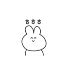 韓国語ウサギ(ハングルonly)（個別スタンプ：13）