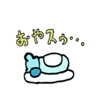 水色クマのカルロス（個別スタンプ：7）