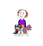 クロック動画班のLINEスタンプううう（個別スタンプ：8）