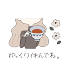 レトロな紅茶ちゃん1【日常編】（個別スタンプ：40）