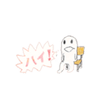 元はアザラシ しろくんのスタンプ（個別スタンプ：4）