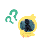 黒プースタ（個別スタンプ：4）