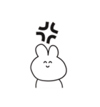韓国語ウサギ(ハングル＆翻訳)（個別スタンプ：31）