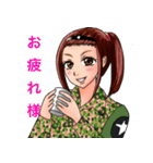 戦う犬シリーズ2（個別スタンプ：1）