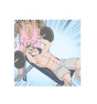 ギャングたちの日常①【元気！ムキムキ！】（個別スタンプ：13）