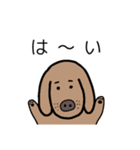 我が家の愛犬 イラスト集（個別スタンプ：4）