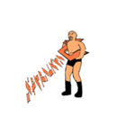 文字とプロレス（個別スタンプ：8）