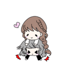 女の子(にいな＆みやこ)（個別スタンプ：3）