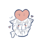 通りすがりの狼くん。（個別スタンプ：1）