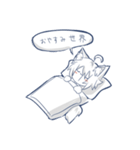 通りすがりの狼くん。（個別スタンプ：6）