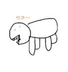 マスコット動物くん（個別スタンプ：3）