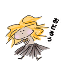 ゆるタヒチアンダンサー（個別スタンプ：7）