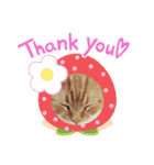ダラダラ猫ちゃん！（個別スタンプ：4）
