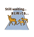 動物たちのリアクション（英語と日本語）（個別スタンプ：30）