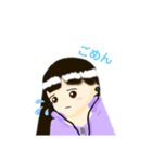 ふんわり鉛筆  女の子（個別スタンプ：3）