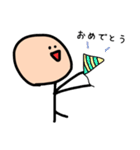 暇人学生の手書きスタンプ（個別スタンプ：8）
