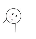 丸い顔人間（個別スタンプ：5）
