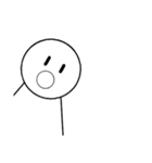 丸い顔人間（個別スタンプ：6）