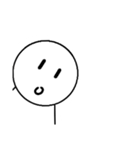 丸い顔人間（個別スタンプ：7）