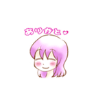 カメラ女子・サクラ（個別スタンプ：4）