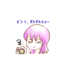 カメラ女子・サクラ（個別スタンプ：30）