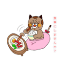 働き者のネコ田さん。（個別スタンプ：4）
