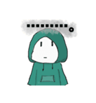 パーカー姿のかわいいあいつ（個別スタンプ：8）