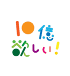 割と使いやすいタイポグラフィと落書き（個別スタンプ：28）