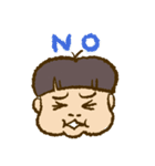 おかっぱの赤ちゃん（個別スタンプ：2）