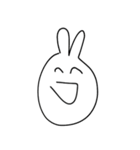 うさぎ先輩はいつも笑顔（個別スタンプ：6）