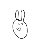 うさぎ先輩はいつも笑顔（個別スタンプ：7）