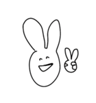 うさぎ先輩はいつも笑顔（個別スタンプ：13）