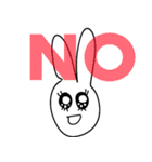うさぎ先輩はいつも笑顔（個別スタンプ：18）