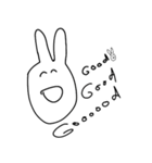 うさぎ先輩はいつも笑顔（個別スタンプ：20）