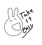 うさぎ先輩はいつも笑顔（個別スタンプ：23）