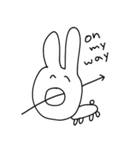 うさぎ先輩はいつも笑顔（個別スタンプ：26）