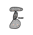 岩と石の仲間たち（個別スタンプ：4）
