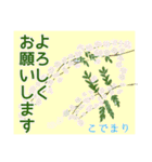 四季の花々【日常会話】（個別スタンプ：5）