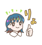 毎日使える女の子の日常（個別スタンプ：1）