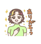 毎日使える女の子の日常（個別スタンプ：4）