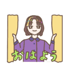 毎日使える女の子の日常（個別スタンプ：5）