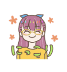 毎日使える女の子の日常（個別スタンプ：21）