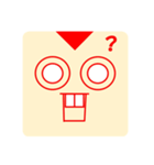 M字のひと（個別スタンプ：2）