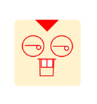 M字のひと（個別スタンプ：10）