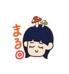 日頃のオン眉ちゃん（個別スタンプ：3）