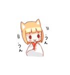 キツネの巫女ちやん（個別スタンプ：6）